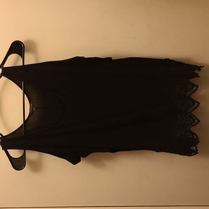 Large black women's shirt